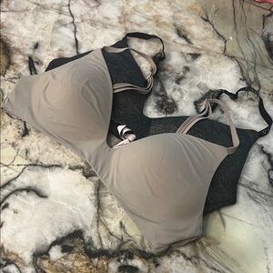 Victoria's Secret Gray and Black Bra